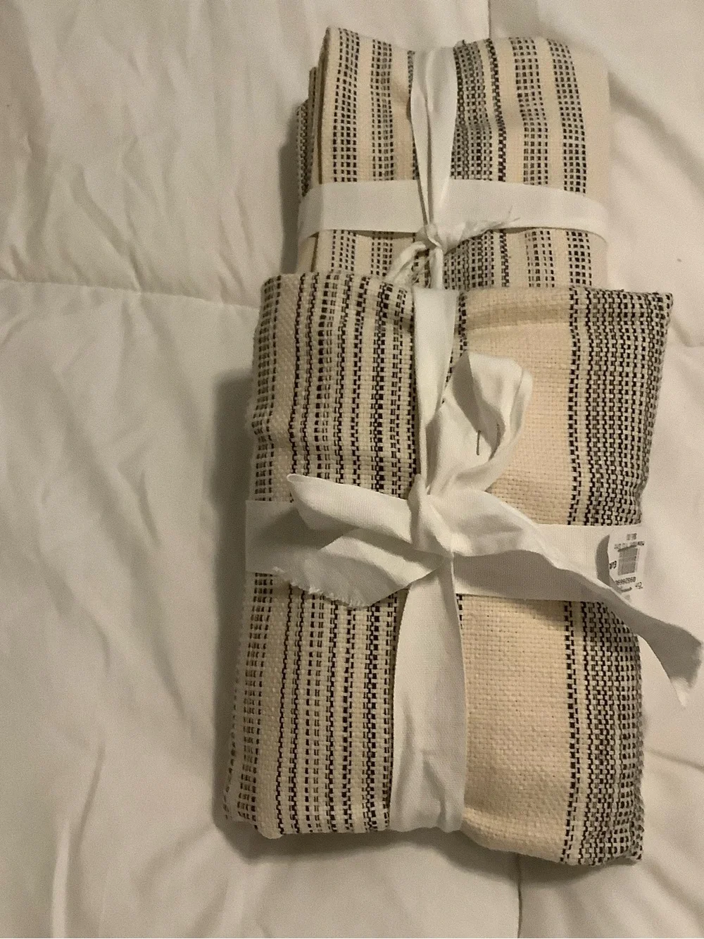 Bundle of 2 Pottery Barn Hawthorne Striped Euro Shams❤️❤️❤️❤️